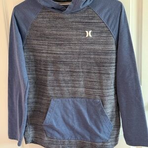Hurley Two-Tone Blue Kids Hoodie